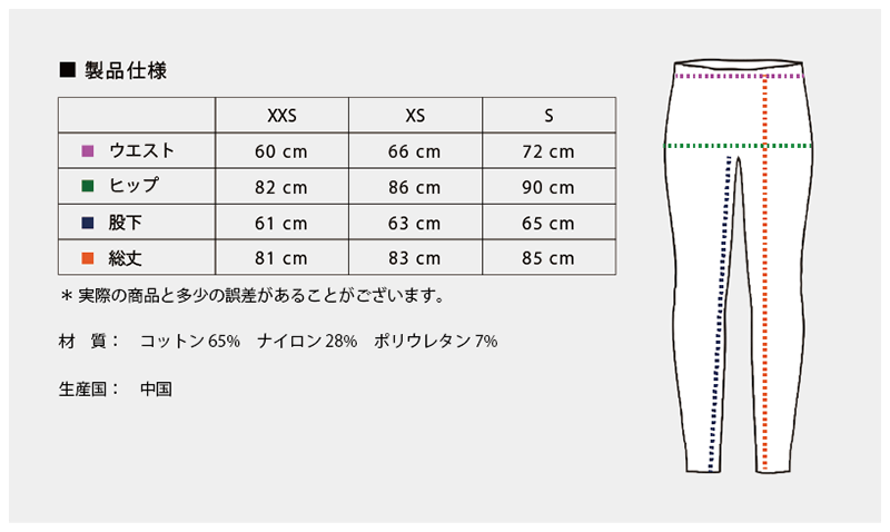 サイズチャート